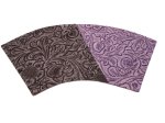 Brim 1/4 panel Faux Leather Gray/Lavender #4 (image for) Brim 1/4 panel Faux Leather Gray/Lavender #4