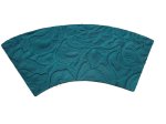 Brim 1/4 panel Genuine Leather - Aqua (image for) Brim 1/4 panel Genuine Leather - Aqua