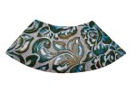 Brim 1/4 panel Genuine Leather - Blue/teal (image for) Brim 1/4 panel Genuine Leather - Blue/teal