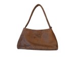 Brown shoulder bag vegan suede (image for) Brown shoulder bag vegan suede
