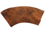 Brim 1/4 panel Genuine Leather - Brown Suede (image for) Brim 1/4 panel Genuine Leather - Brown Suede