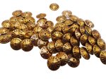 Saucer beads antique gold 13mm #C-9b (image for) Saucer beads antique gold 13mm #C-9b
