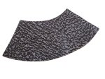 Brim 1/4 panel Genuine Leather - Gray/Black (image for) Brim 1/4 panel Genuine Leather - Gray/Black