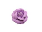 Faux leather flower 2 1/2" - Lavender (image for) Faux leather flower 2 1/2" - Lavender