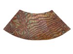Brim 1/4 panel Genuine Leather - Brown/Teal (image for) Brim 1/4 panel Genuine Leather - Brown/Teal