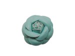 Faux leather flower 2 1/2" - Tiffany Blue (image for) Faux leather flower 2 1/2" - Tiffany Blue